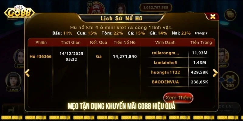 Lựa chọn đúng chương trình khuyến mãi giúp bạn tăng tỷ lệ chiến thắng